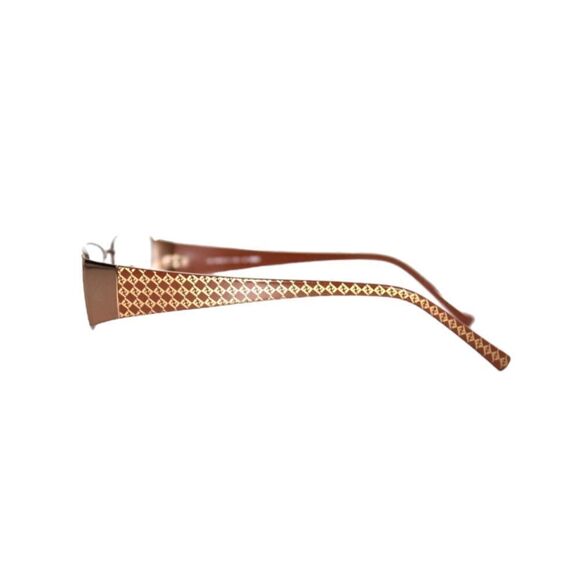 FENDI NWOB Women\'s Gold & Bronze‎ Brown Logo Eyeglasses Fendi optical frames